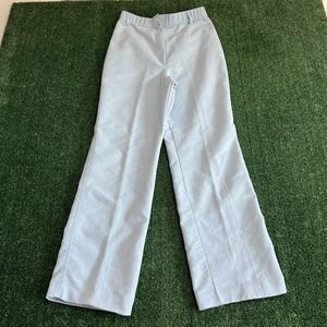 VTG Womens Robin Zip Flared Pants 26x26" 18" Openings Hippie Bell Bottom 60s 70s